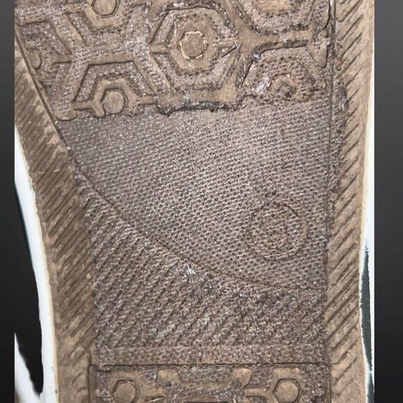 Toddler Canvas Kid Gets Flower High Tops Size 8 - Picture 6 of 9